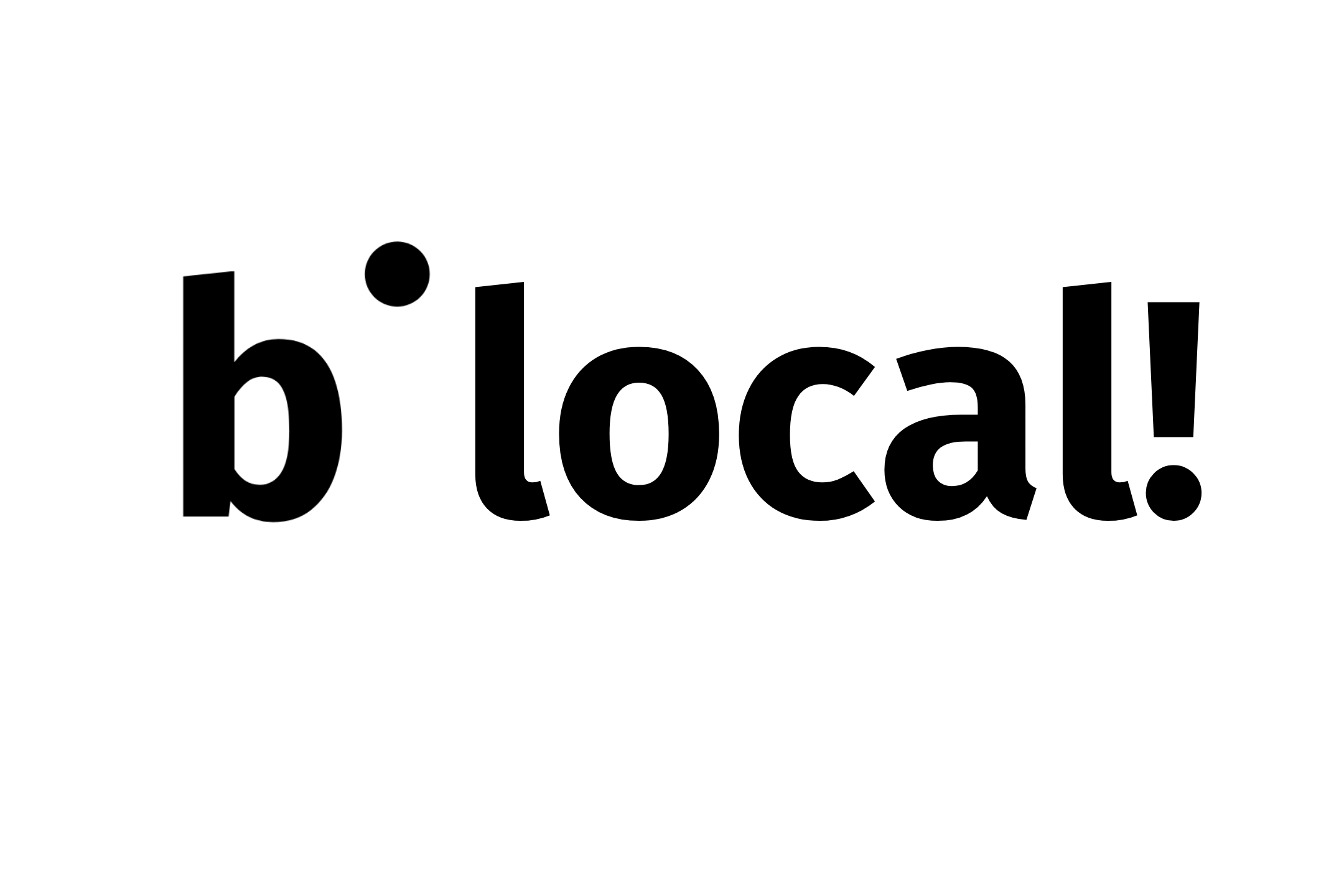 b local logo