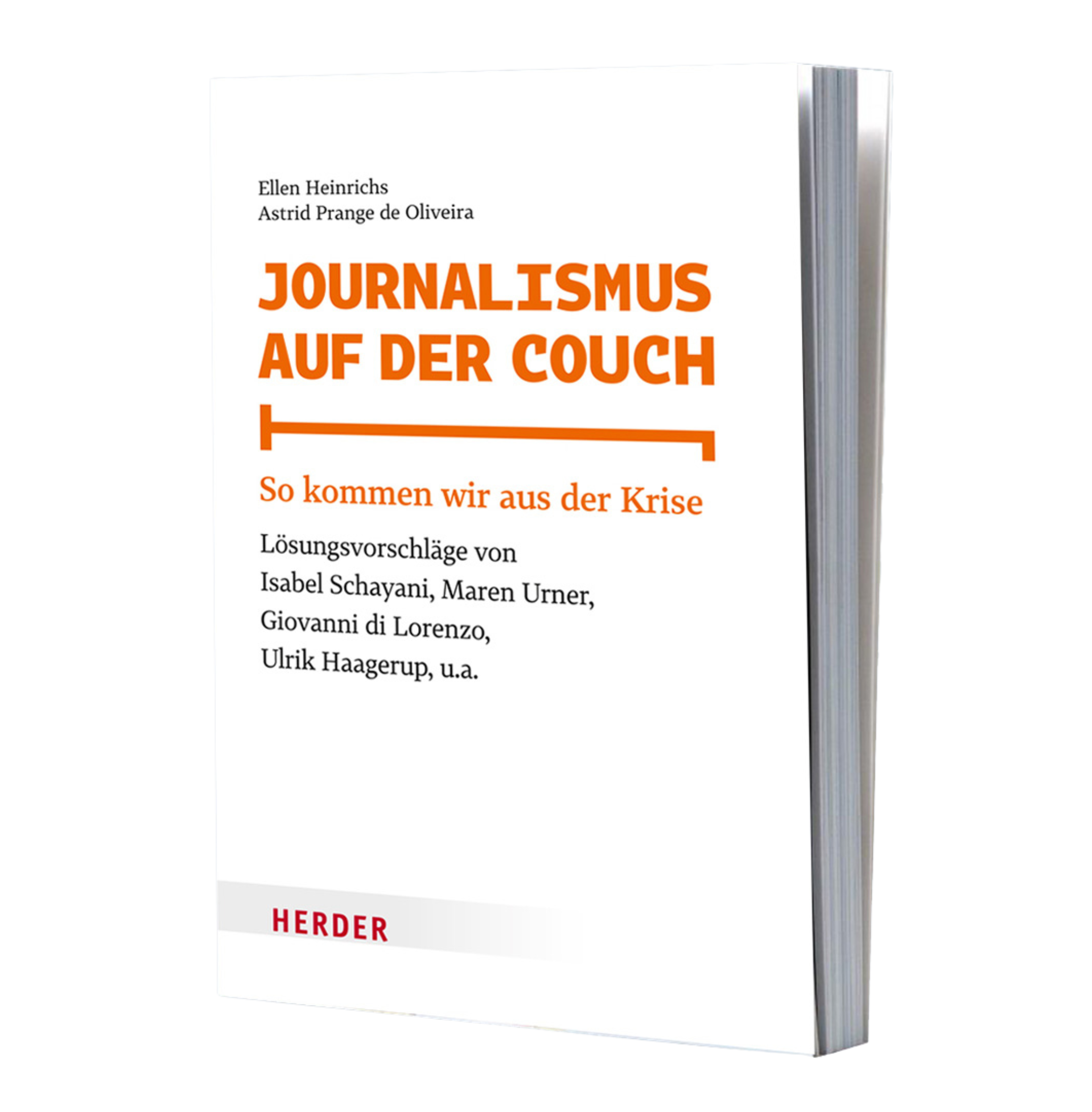 Bild vom Cover des Buchs "Journalismus auf der Couch"